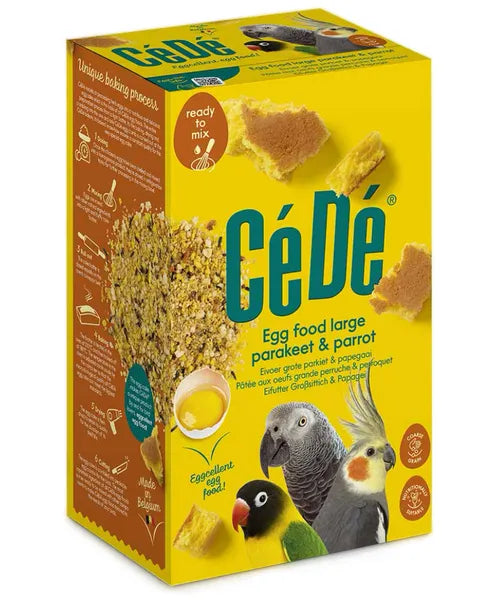 CéDé Eivoer Grote Parkiet en Papegaai (bevat hoogwaardige eiwitten) - Onlinedierenwereld
