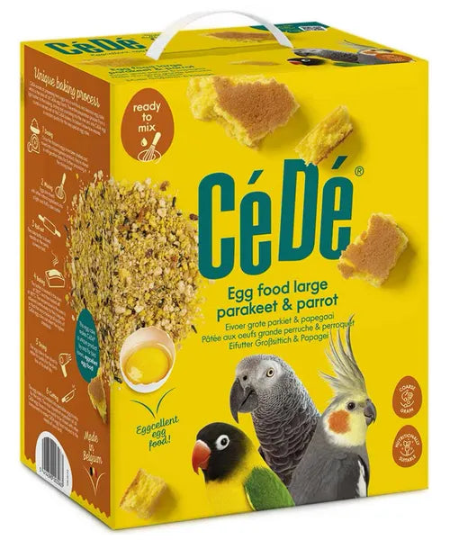CéDé Eivoer Grote Parkiet en Papegaai (bevat hoogwaardige eiwitten) - Onlinedierenwereld