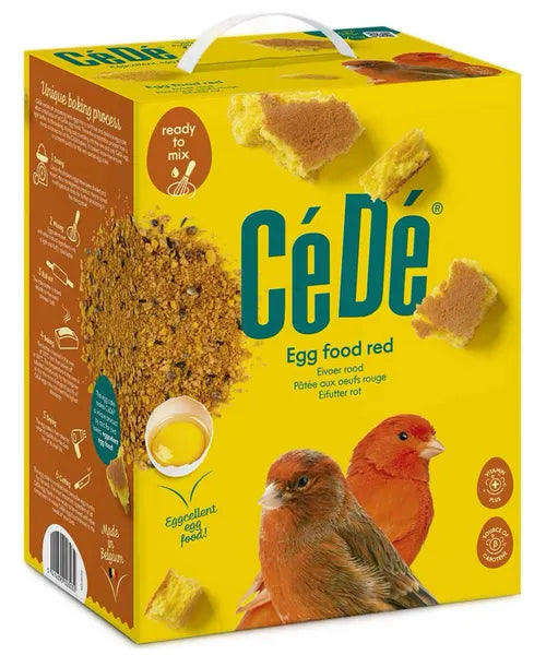 Cédé Eivoer rood (voor kleurkanaries en inlandse vogels) - Onlinedierenwereld