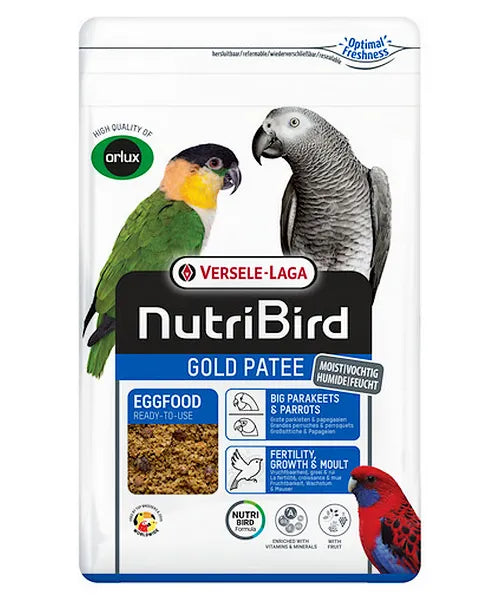 NutriBird Gold patee grote Parkiet & Papegaai - Onlinedierenwereld
