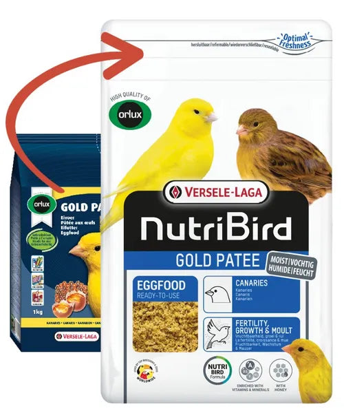 NutriBird Gold patee Kanarie - Onlinedierenwereld