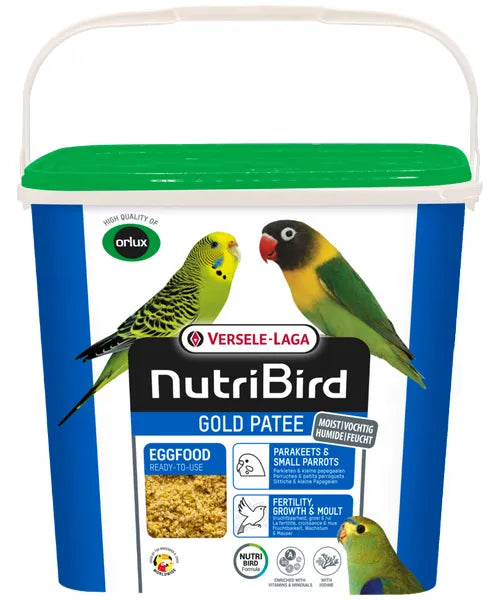 NutriBird Gold Patee Parkieten & Kleine Papegaaien - Onlinedierenwereld