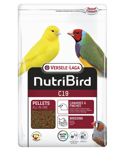 Nutribird C19 Alimento de cría para pájaros Canarios, Tropicales y Autóctonos