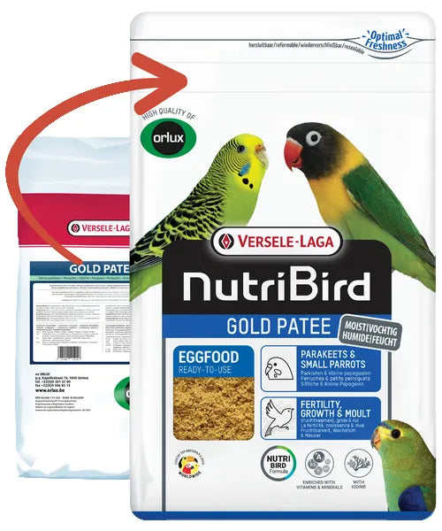 NutriBird Gold Patee Parkieten & Kleine Papegaaien