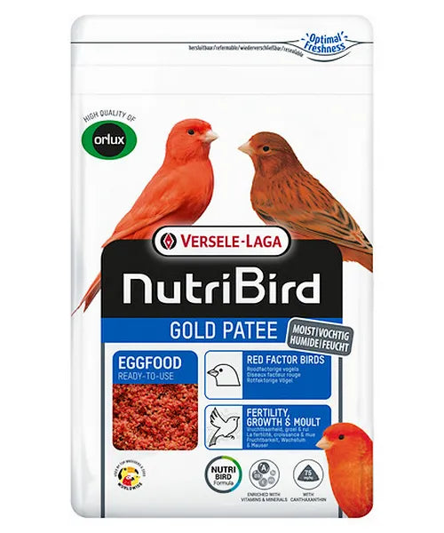 NutriBird Gold patee Rood - Onlinedierenwereld