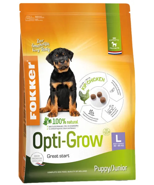 Fokker Opti-Grow L (Voeding voor Pups van grote rassen)