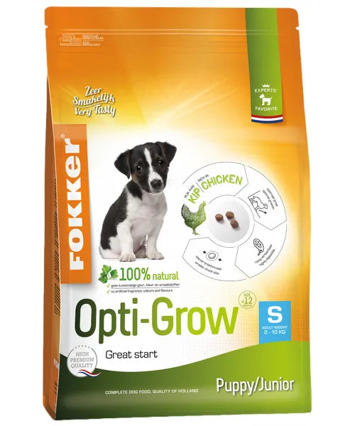 Fokker Opti-Grow S (Voeding voor Pups van kleine rassen)