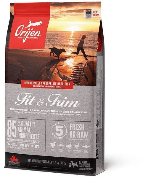 Orijen Whole Prey Fit & Trim Dog 11,4 kg (rijk aan scharrelkip en kalkoen)