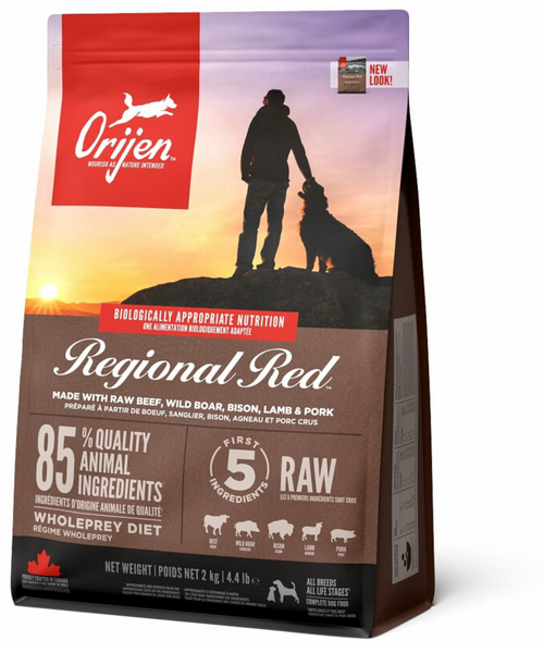 Orijen Whole Prey Regional Red Dog 2 kg (rijk aan eiwitten)