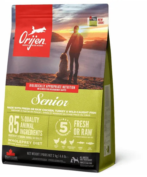 Orijen Whole Prey Senior Dog 2 kg (met natuurlijke dierlijke eiwitten)