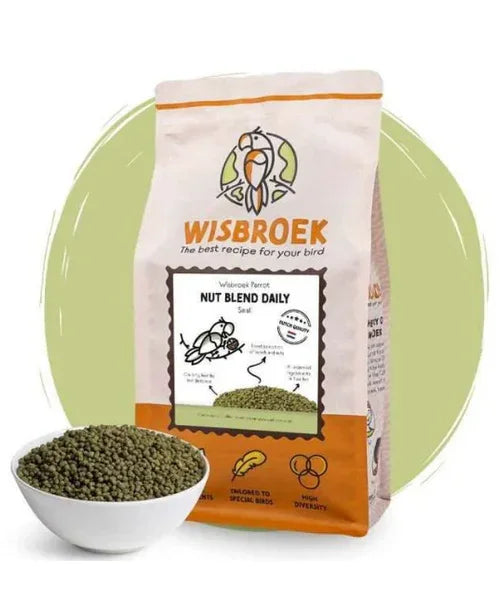 Wisbroek Parrot Nut Blend Daily Small - Onlinedierenwereld
