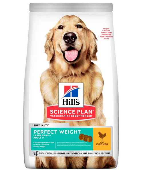 Aanbieding Hill's Perfect Weight Large Breed Adult met Kip