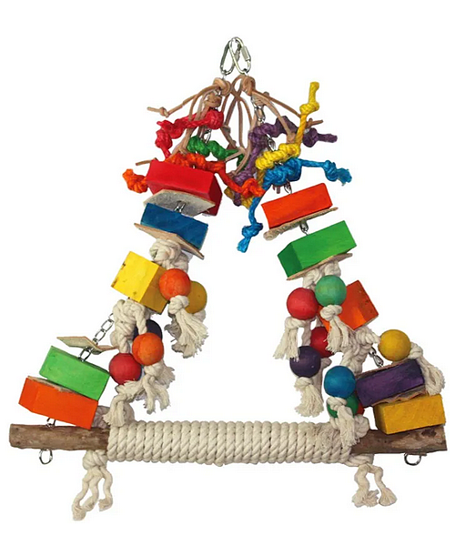 Keddoc Bird Toy Power Swing multicolor