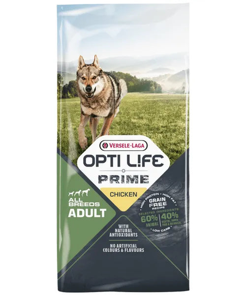 Opti Life Prime Adult Chicken - Onlinedierenwereld