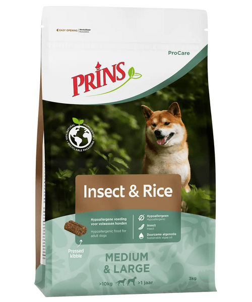 Prins ProCare Insect & Rice (op basis van insecten-eiwit) (12 kg)