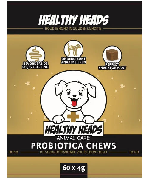 Healthy Heads Probiotica (60 Chews) - Onlinedierenwereld