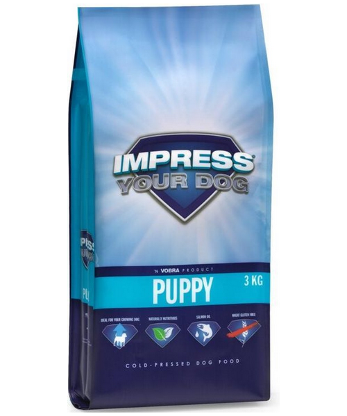 Impress Your Dog Puppy 3 kg (Geperste brokken)