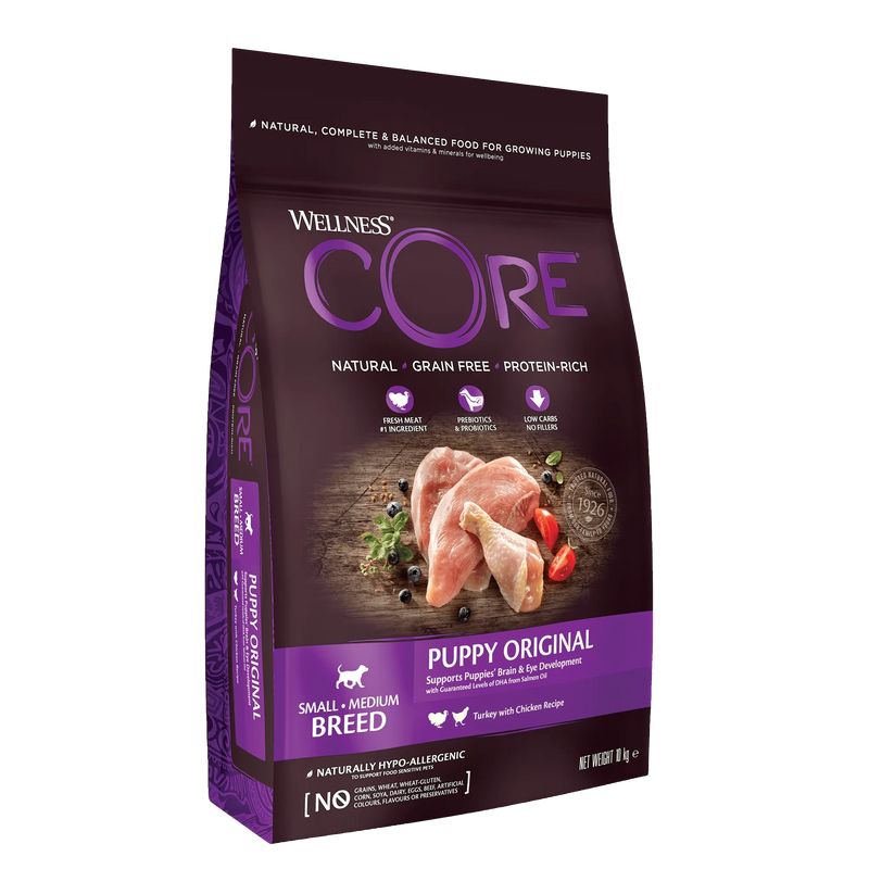 Wellness CORE Puppy Original Kalkoen met Kip - Onlinedierenwereld