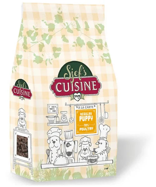 Sjef's Cuisine Regular Puppy 3 kg (Met fruit voor meer vezels)