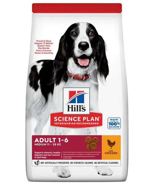 Hill's Adult Medium Chicken - Onlinedierenwereld