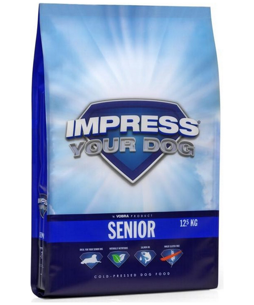 Impress Your Dog Senior 12,5 kg (Geperste brokken)
