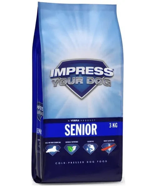 Impress Your Dog Senior 3 kg (Geperste brokken)