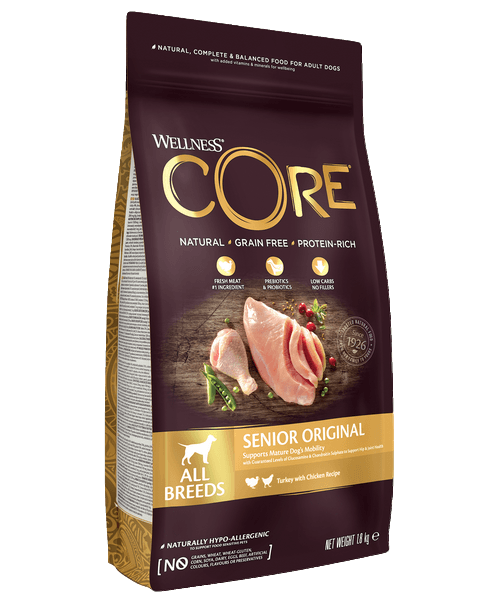 Wellness CORE Senior Original Kalkoen met Kip (1,8 kg) - Onlinedierenwereld