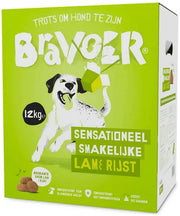 Bravoer Sensationeel Smakelijke Lam &amp; Rijst 12 kg (Krokante brok)