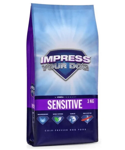 Impress Your Dog Sensitive 3 kg (Geperste brokken)