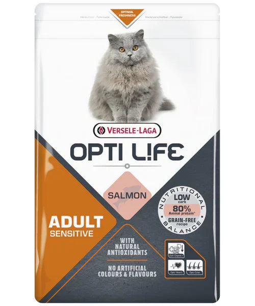 Opti Life Adult Sensitive Salmon - Onlinedierenwereld