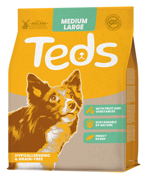 Teds Insect Based Adult Medium/Large Breed 800g