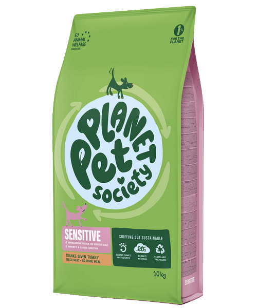 Planet Pet Society Sensitive Kalkoen (10 kg) (Hypoallergeen droogvoer)