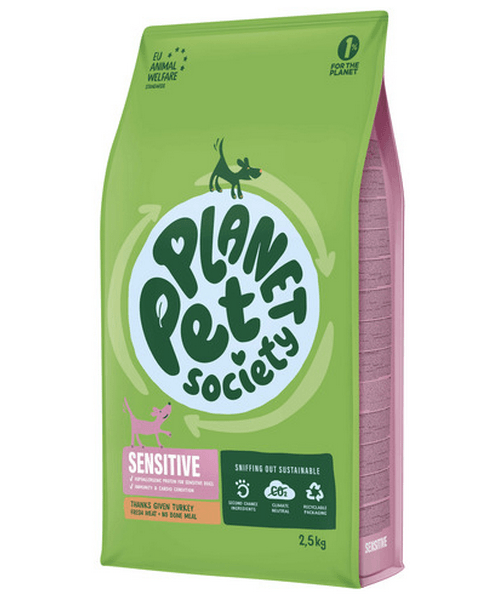 Planet Pet Society Sensitive Kalkoen (2,5 kg) (Hypoallergeen droogvoer)