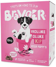 Bravoer Vrolijke Olijke Kip 15 kg (Geperste brok)