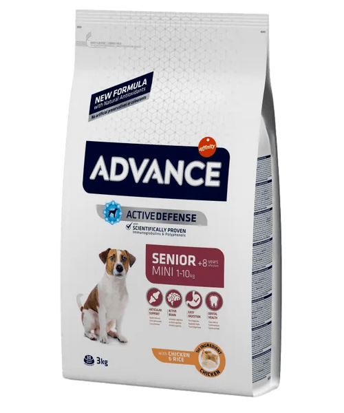 Advance Mini Senior (3 kg) - Onlinedierenwereld