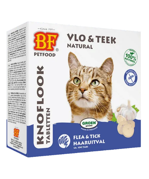 Biofood Kat Vlo & Teek Naturel - Onlinedierenwereld