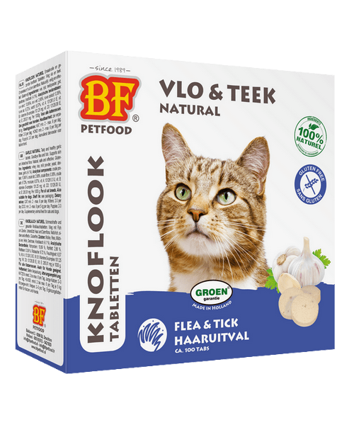 Biofood Kat Vlo & Teek Naturel - Onlinedierenwereld