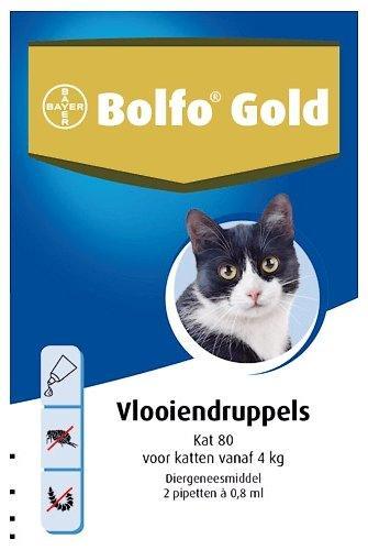 Bolfo Gold 80 (2 x 0,4ml) - Onlinedierenwereld