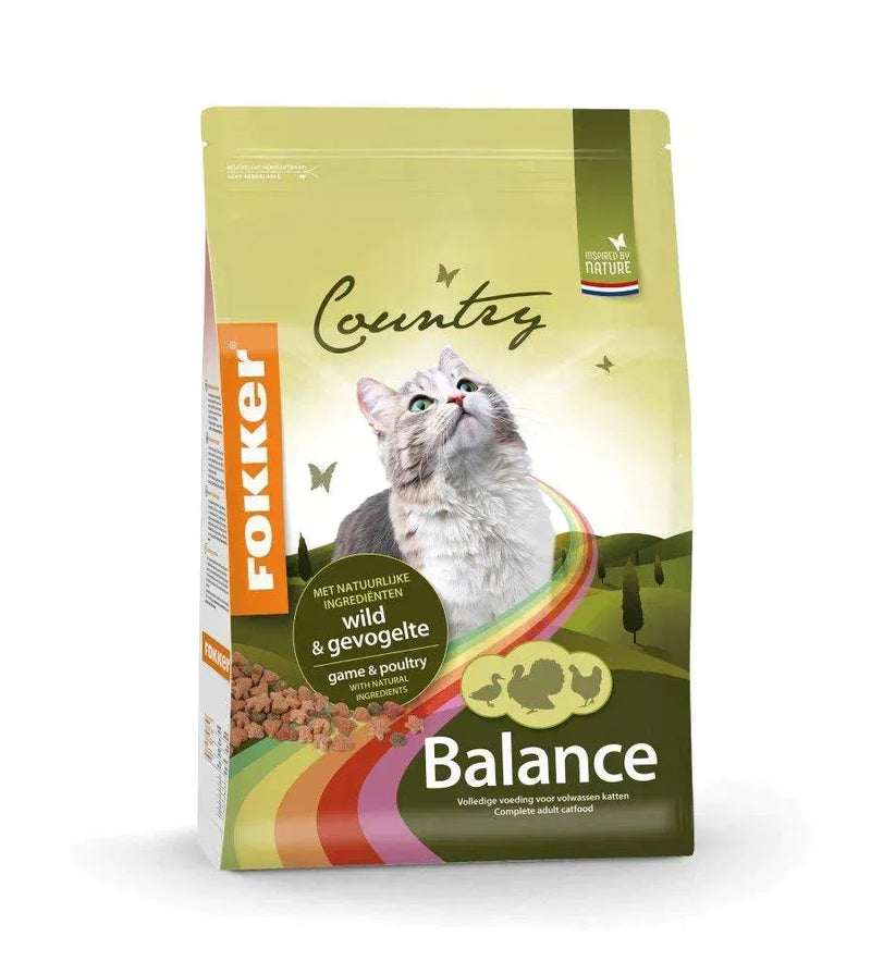 Fokker Cat Country Balance Wild & Gevogelte (10 kg) - Onlinedierenwereld