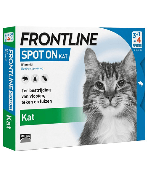 Frontline Spot on Kat (4 pip) - Onlinedierenwereld