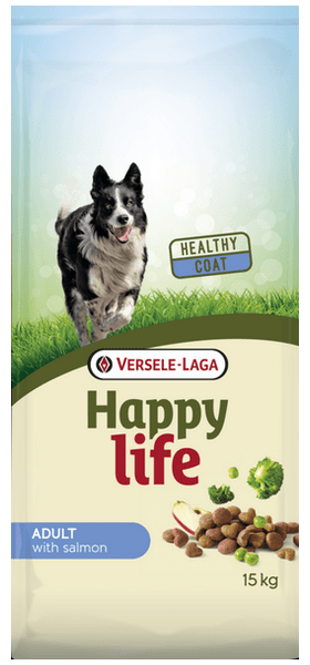 Happy Life Adult Zalm (15 kg) - Onlinedierenwereld