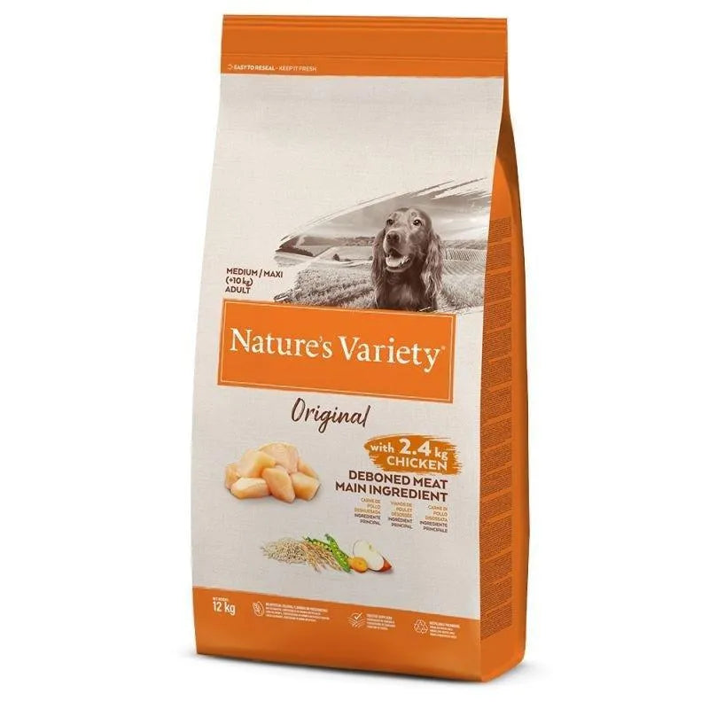 Nature's Variety Original Adult Medium/ Maxi Chicken (12 kg) - Onlinedierenwereld
