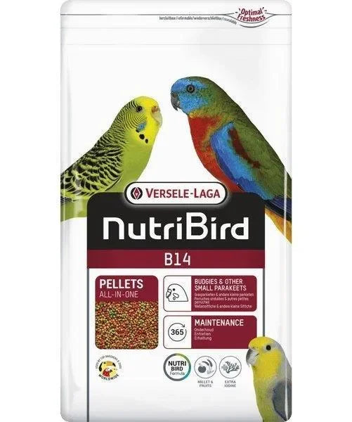 NutriBird B14 Onderhoudsvoer voor Grasparkieten en andere Kleine parkieten - Onlinedierenwereld