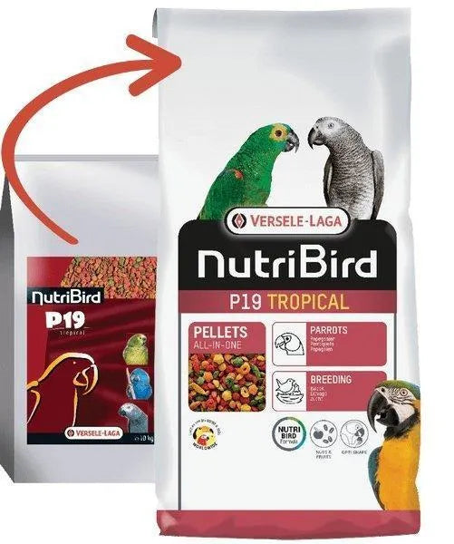 NutriBird P19 Tropical (10 kg) - Onlinedierenwereld