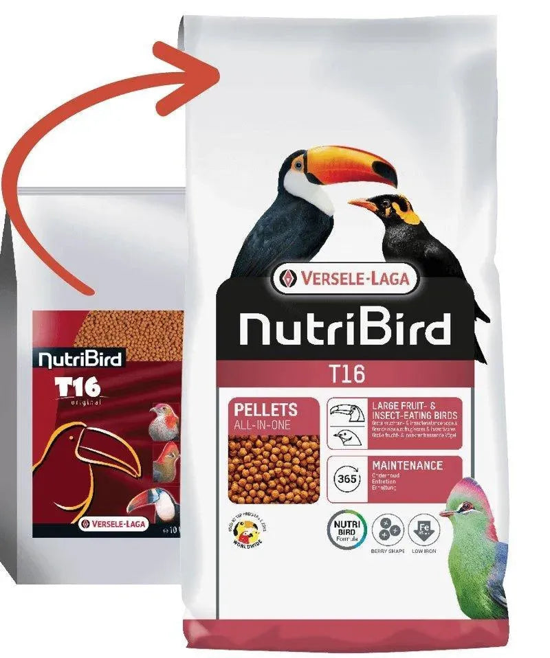 Nutribird T16 Onderhoudsvoer - Onlinedierenwereld