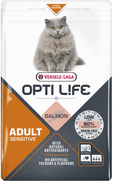 Opti Life Adult Sensitive Salmon - Onlinedierenwereld