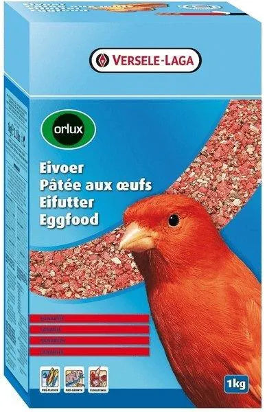 Orlux Eivoer met rode kleurstof voor Kanaries, Inlandse & Tropische vogels - Onlinedierenwereld