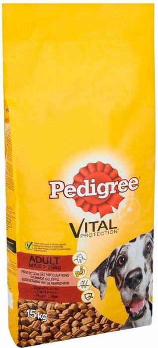 Pedigree Vital Protection Adult Maxi met Rund en Rijst (15 kg) - Onlinedierenwereld