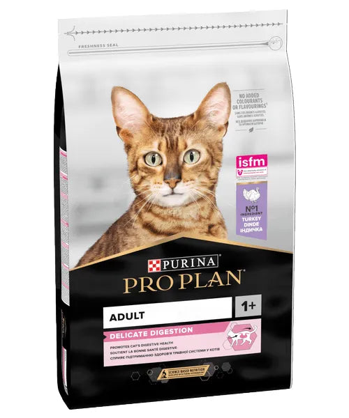 Pro Plan Adult Delicate Digestion Kalkoen│Rijst (10 kg) - Onlinedierenwereld
