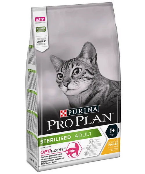 Pro Plan Sterilised Adult 1+ met Optidigest Kip - Onlinedierenwereld